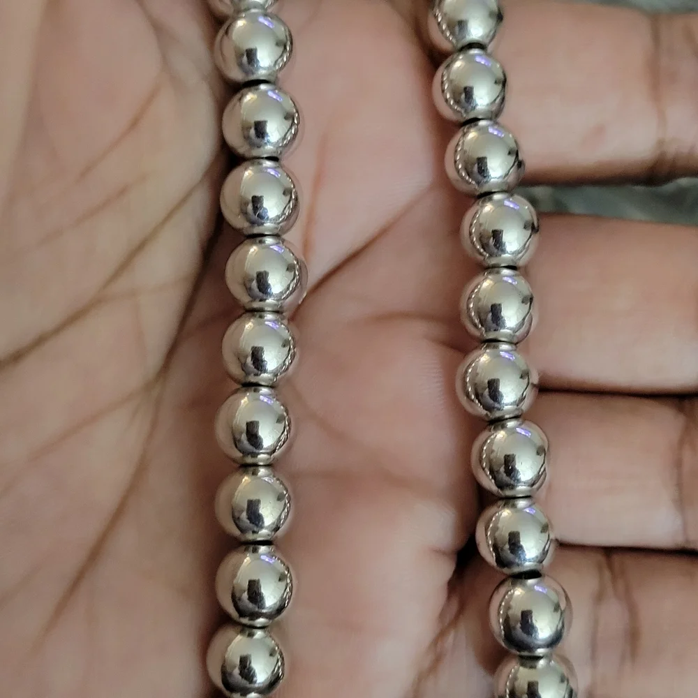 Milor 925 Italy Bead Necklace ( Sold ) - Picture 10 of 11